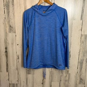 #P50 medium blue athletic sweatshirt size M UNDER ARMOUR